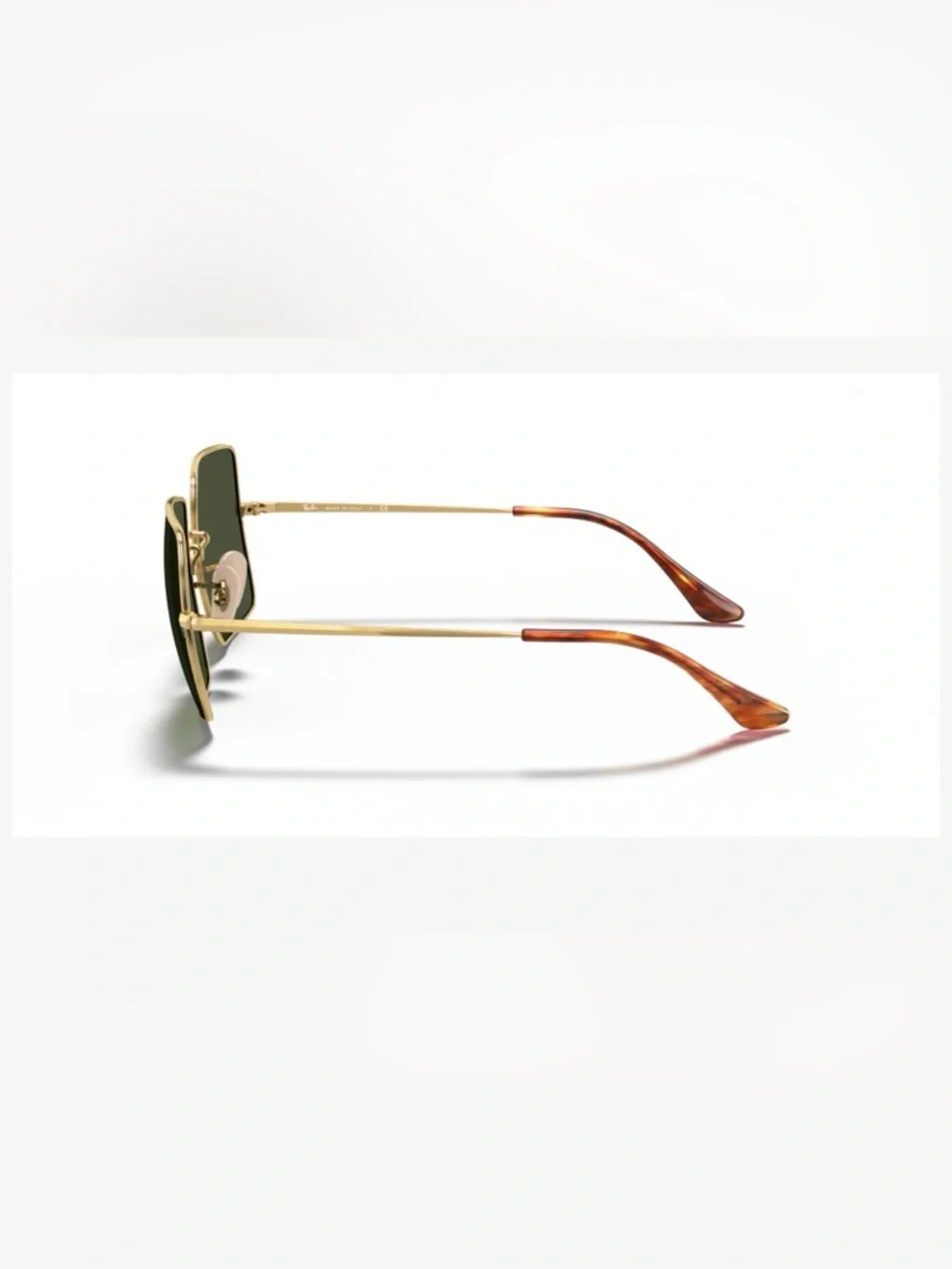 Ray-Ban Sunglasses RB1971 Square Reverse 9147/31 54/9 Women's Gold/ G-15 Green - Picture 2 of 16